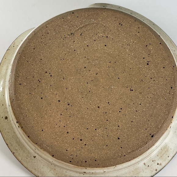 Blue Beige Stoneware Pottery Dish Handle - Picture 7 of 14